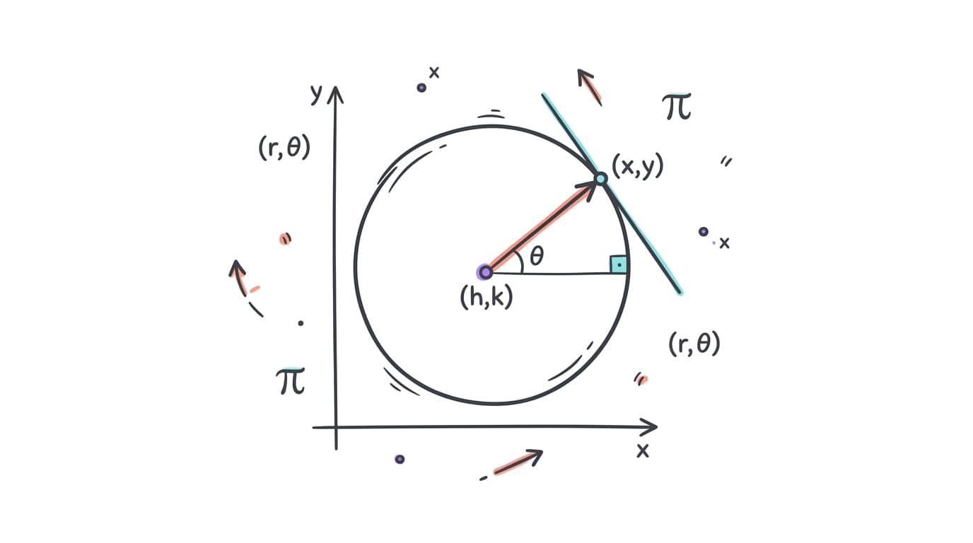 Geometric Mastery: Circle Equations, Parametric Geometry & Interactive Proofs
